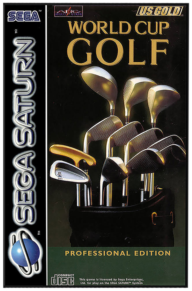 World Cup Golf: Professional Edition box art for Sega Saturn